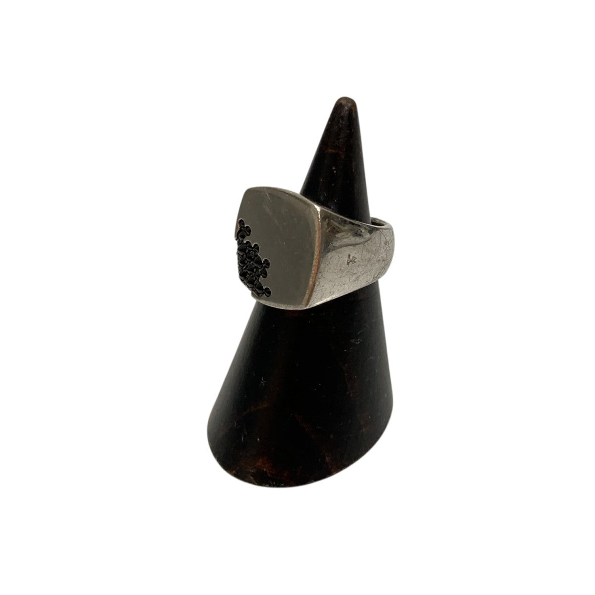 TOM WOOD(トムウッド) Cushion Black Moleculeシルバーリング