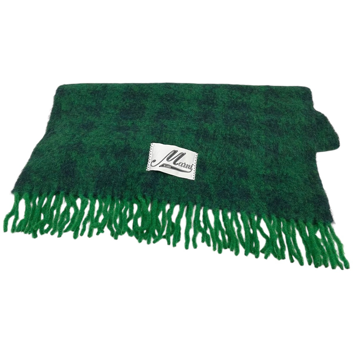 MARNI 緑色 大判マフラー 2022 MARNI(マルニ) チェック大判マフラー グリーン｜【公式】カインドオル