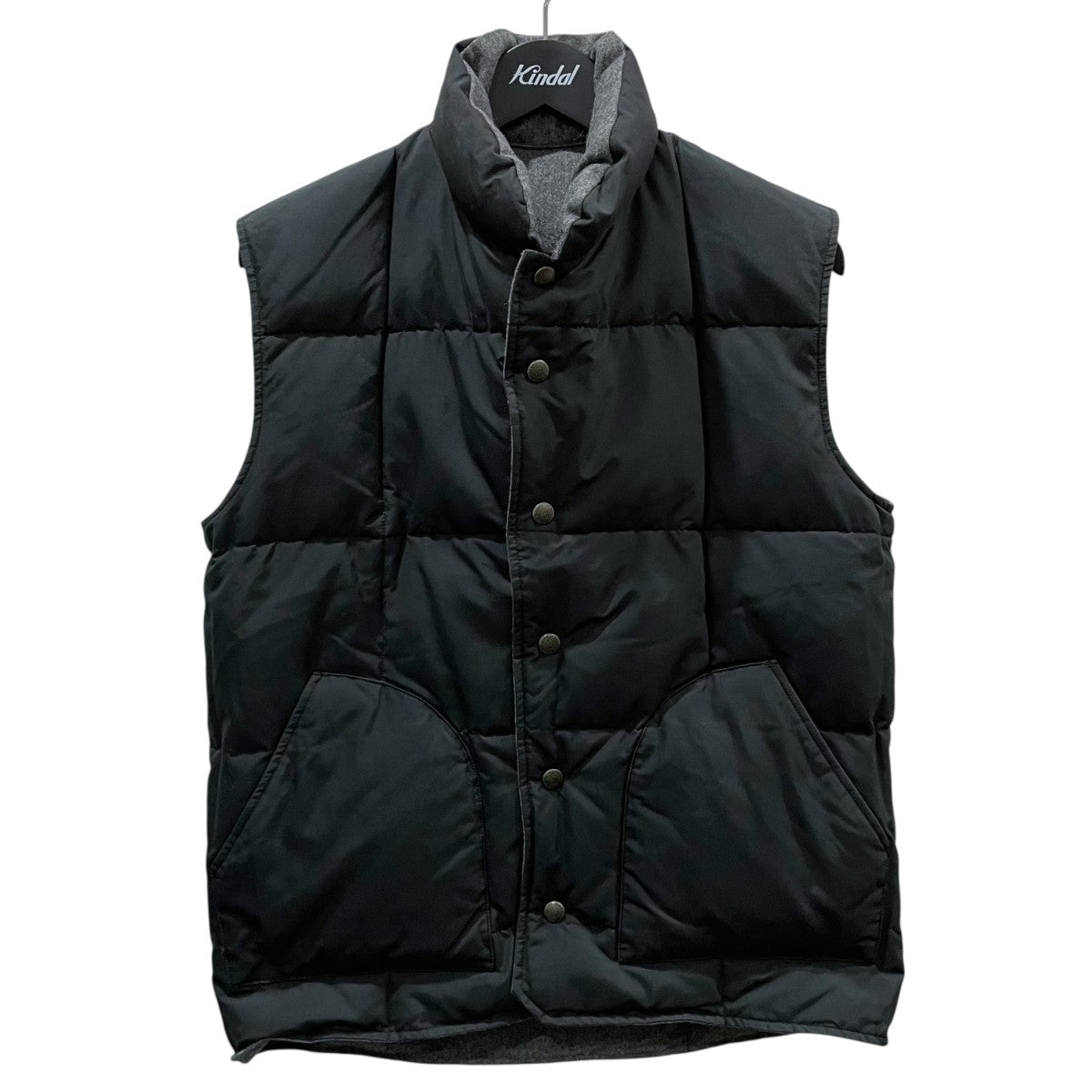 Margaux Vintage　ダウンベスト　ブラック Margaux Vintage バイカラーダウンベスト Margaux Vintage バイ