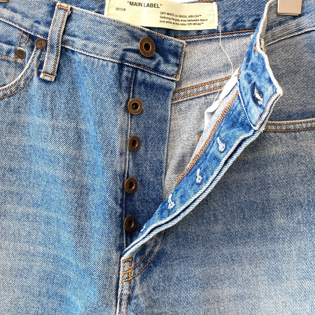 OFFWHITE デニムパンツOWCE007 古着・中古-3枚目のアイテム画像