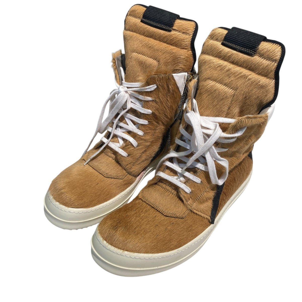 RICK OWENS GEOBASKETハイカットスニーカーRU17S9894LLUP 古着・中古-1枚目のアイテム画像