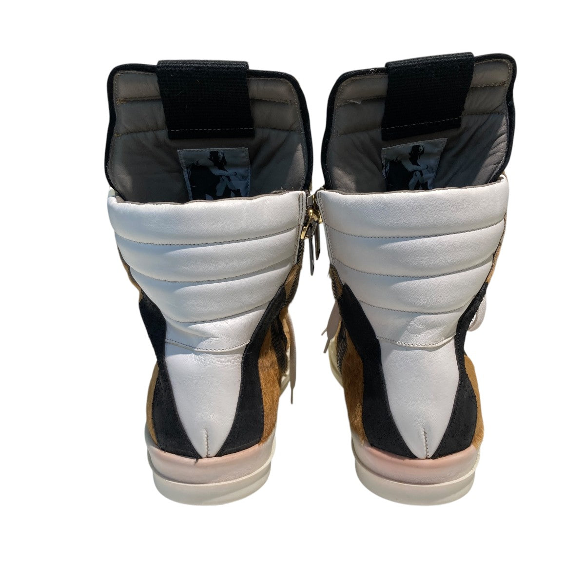 RICK OWENS GEOBASKETハイカットスニーカーRU17S9894LLUP 古着・中古-4枚目のアイテム画像