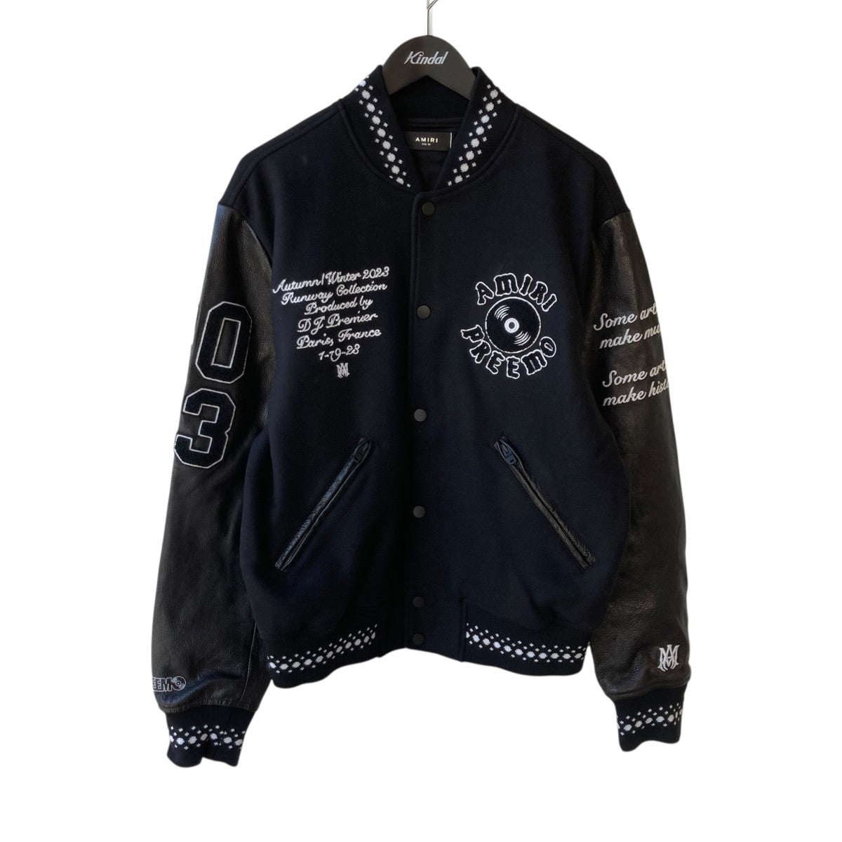 AMIRI アミリ バンド ジャケット スタジャン AMIRI(アミリ) 23AWVARSITY JACKETスタジャンSRAW23MOS081