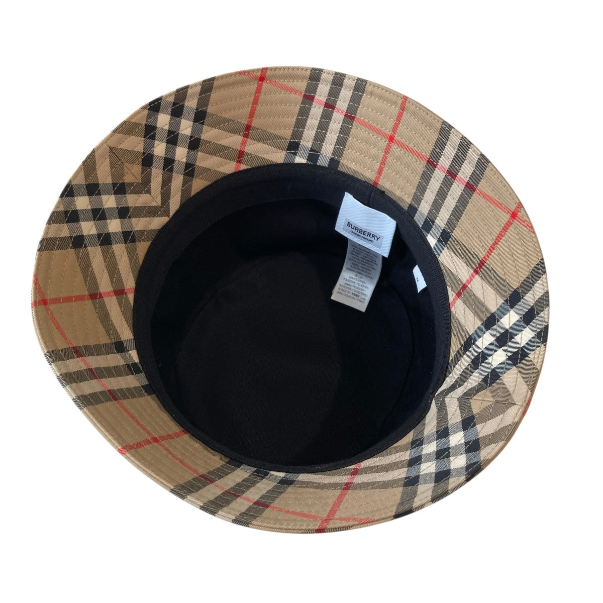 BURBERRY チェックバケットハット8026927 古着・中古-4枚目のアイテム画像