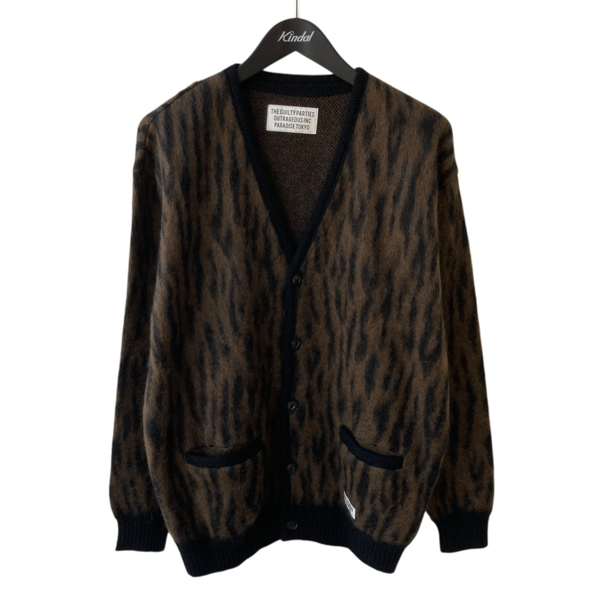 LEOPARD MOHAIR CARDIGANレオパード柄カーディガン