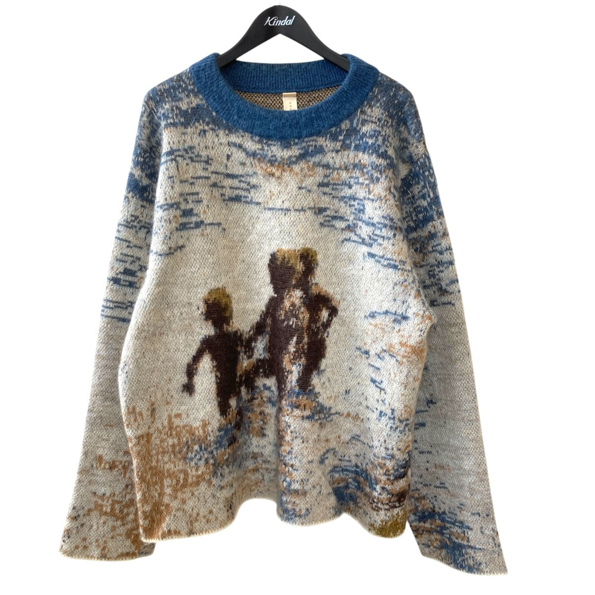 22AW Kroyer ジャガード モヘア ニット size:S