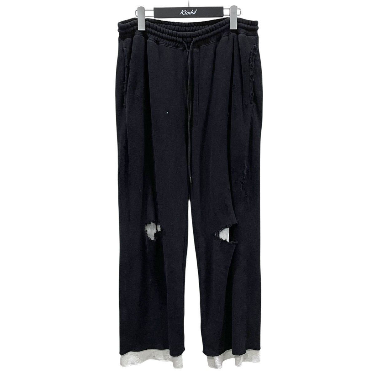 ANCELLM(アンセルム) ダメージ加工スウェットパンツ CRASH SWEAT