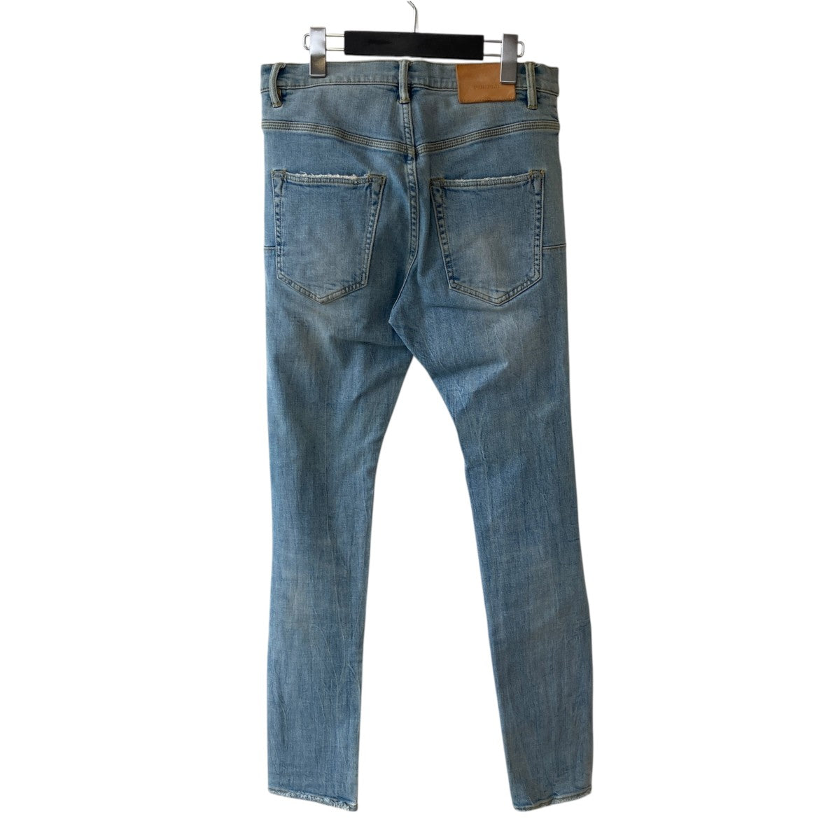 PURPLE BRAND クラッシュデニムパンツ 古着・中古-2枚目のアイテム画像