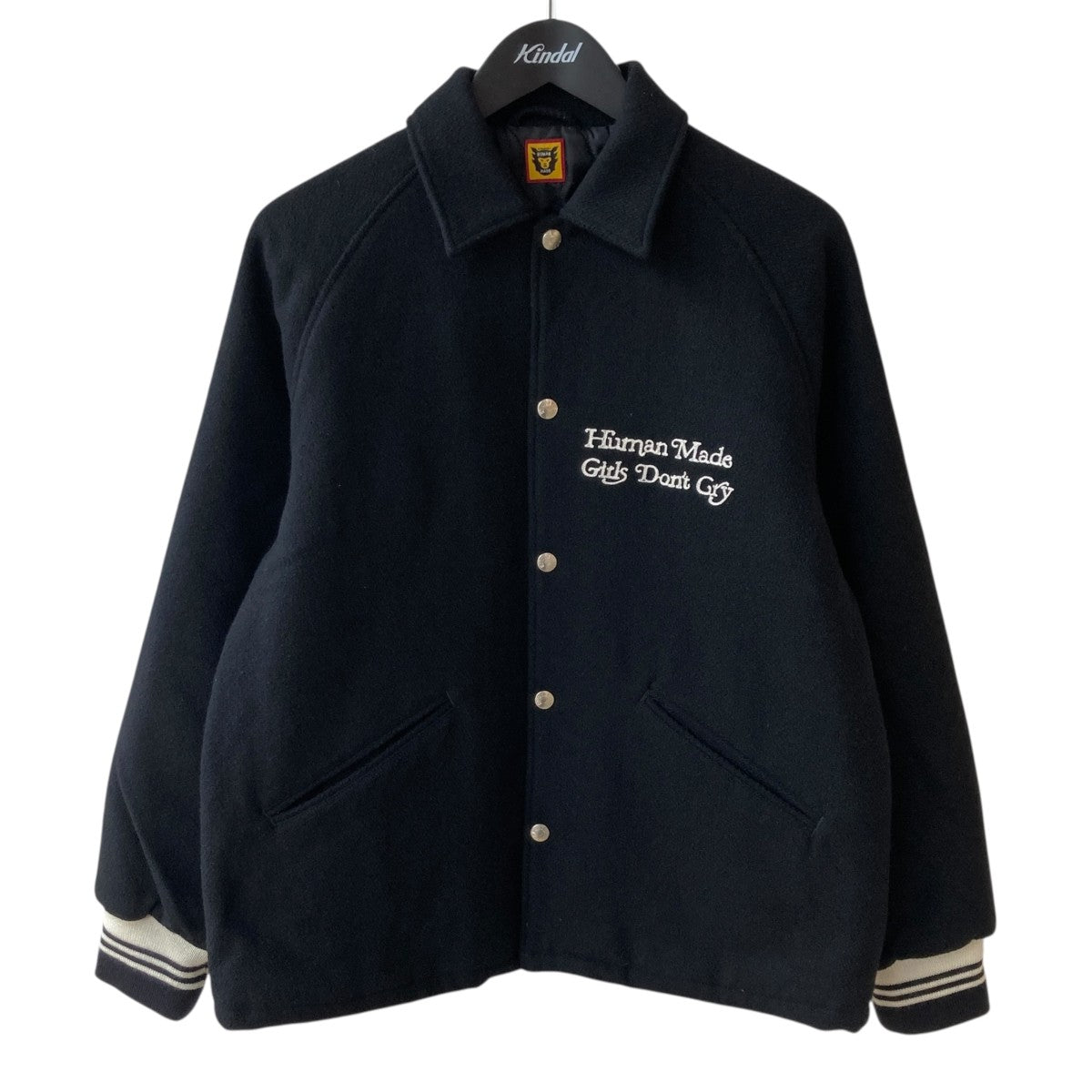 HUMAN MADE スタジャン　ブラック　未使用　試着のみ HUMAN MADE×GIRLS DON'T CRY GDC Stadium JacketスタジャンXX26JK010