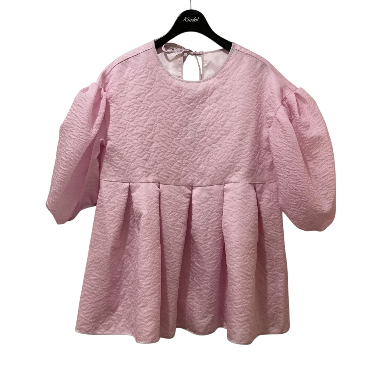 Bluelea Silky jacquard blouse ブルレア ブラウス