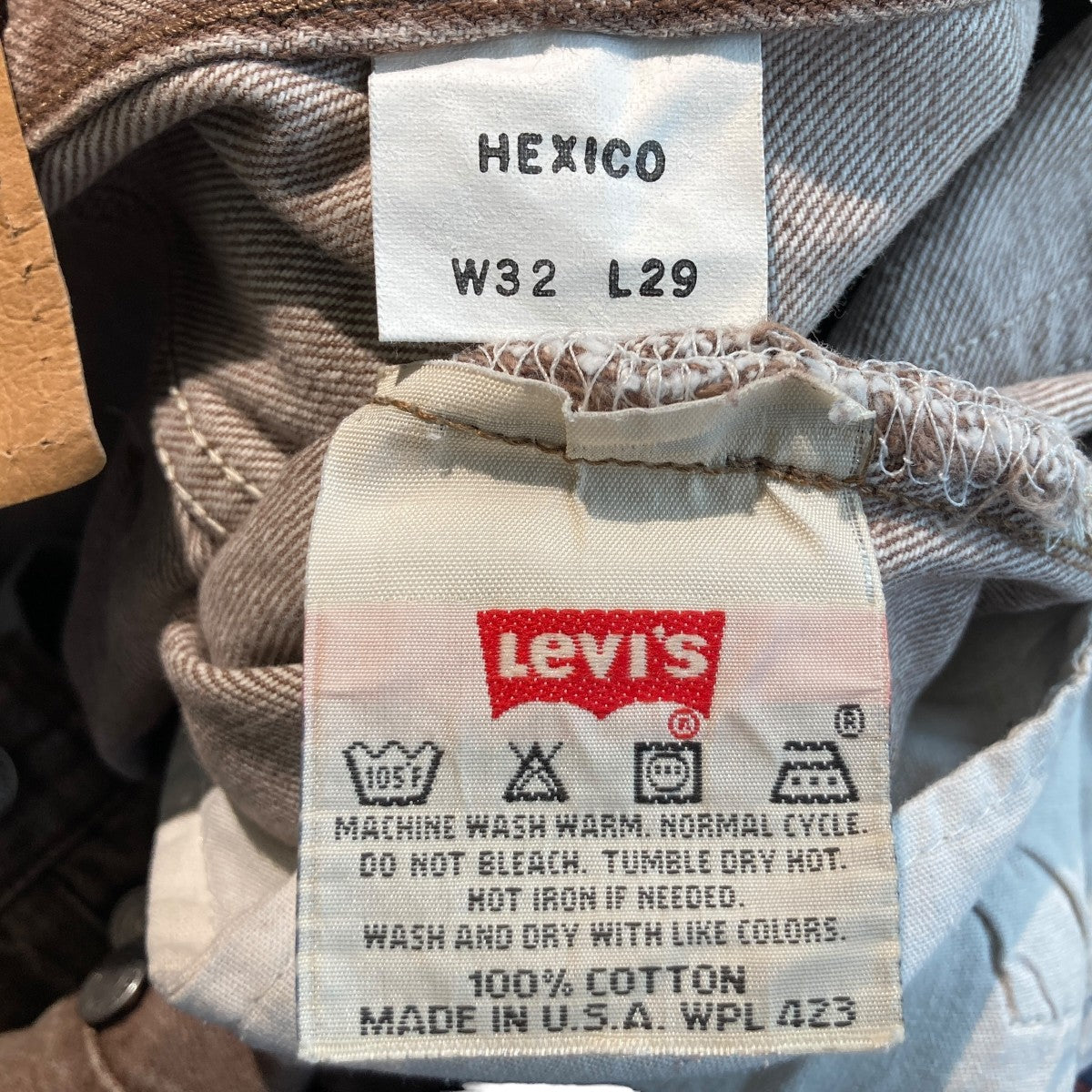 HEXICO Levis リメイクデニムパンツデニムパンツ 古着・中古-5枚目のアイテム画像