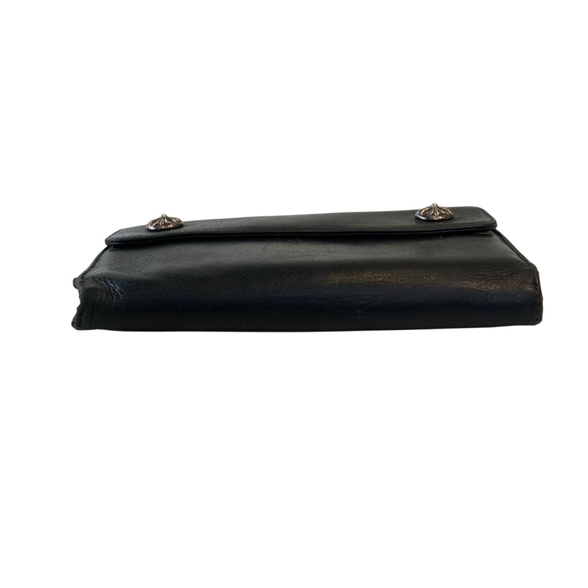 CHROME HEARTS WAVE WALLET CROSS BUTTON長財布 古着・中古-3枚目のアイテム画像