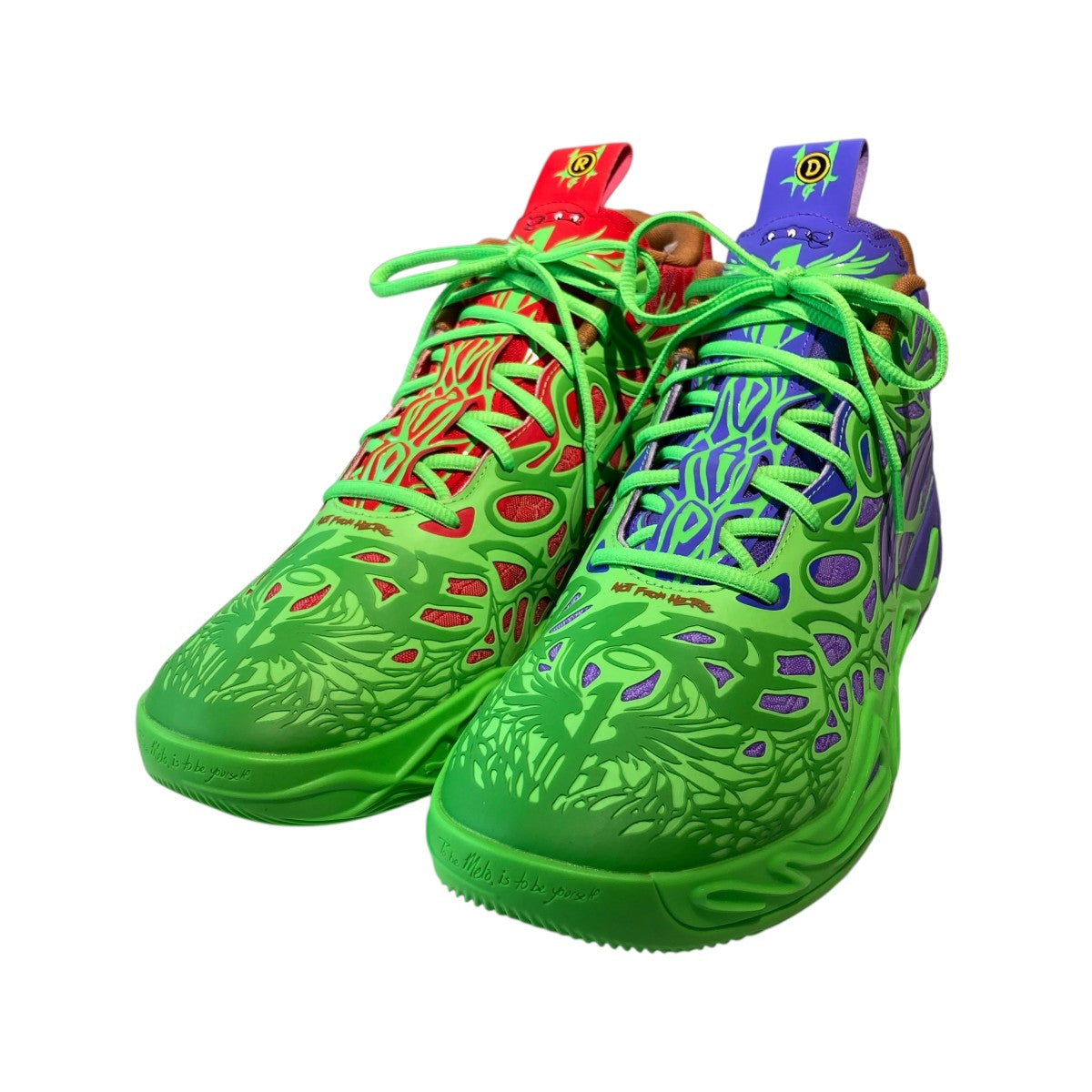PUMA(プーマ) MB.04 TMNT R&D FLURO GREEN RED-DARスニーカー PUMA(プーマ) MB.04 TMNT R&D FLURO GREEN RED-DARスニーカー