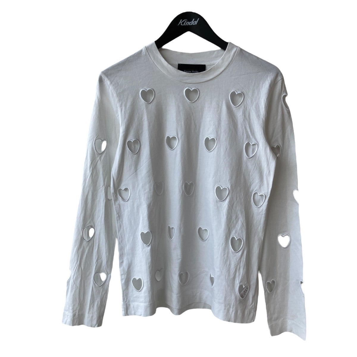 ハートカットアウトL S TEE長袖Tシャツ3610900295