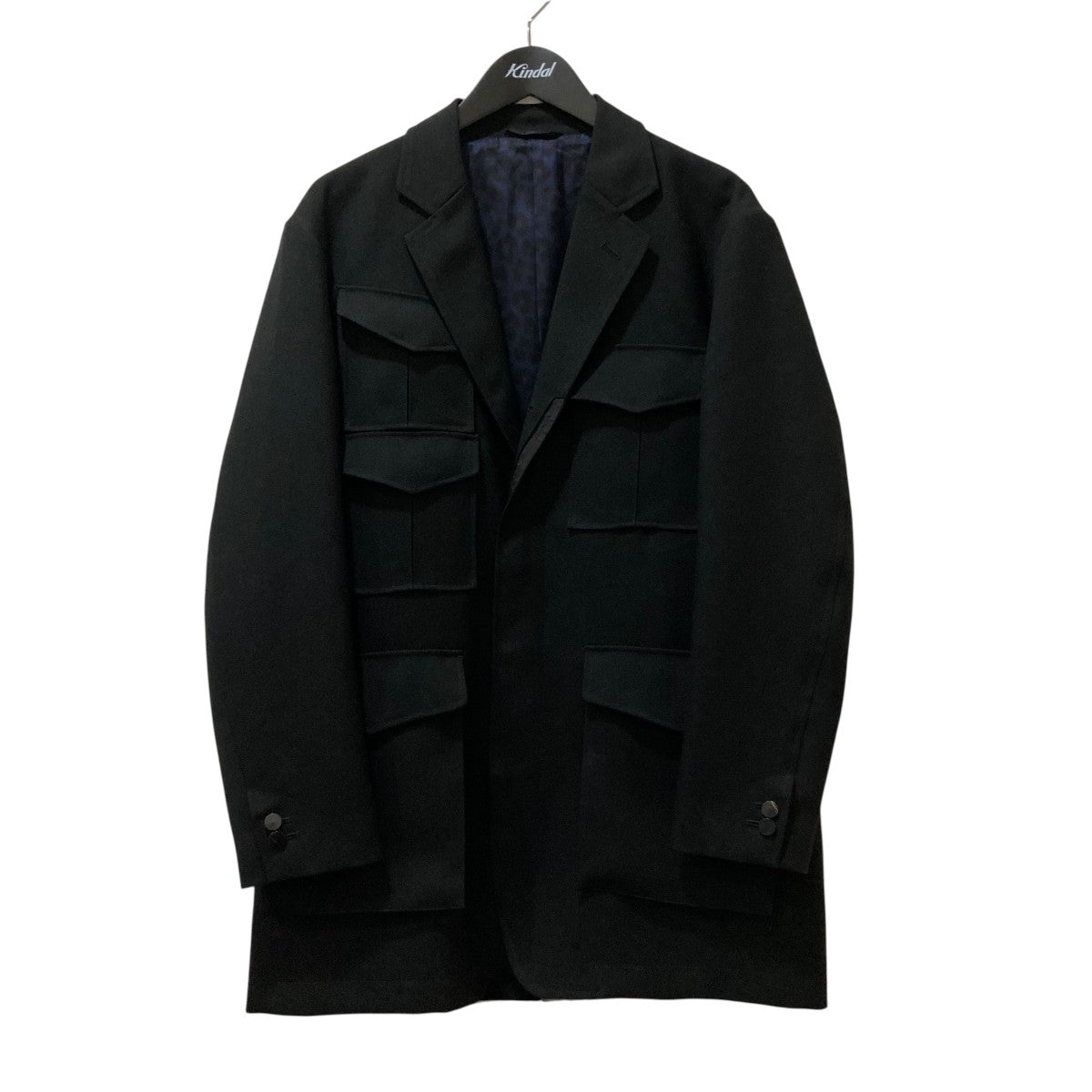 G8525*LANVIN ランバン☆ショート☆コート☆黒ブラック☆36 G8525*LANVIN ランバン☆ショート☆コート☆黒ブラック☆36