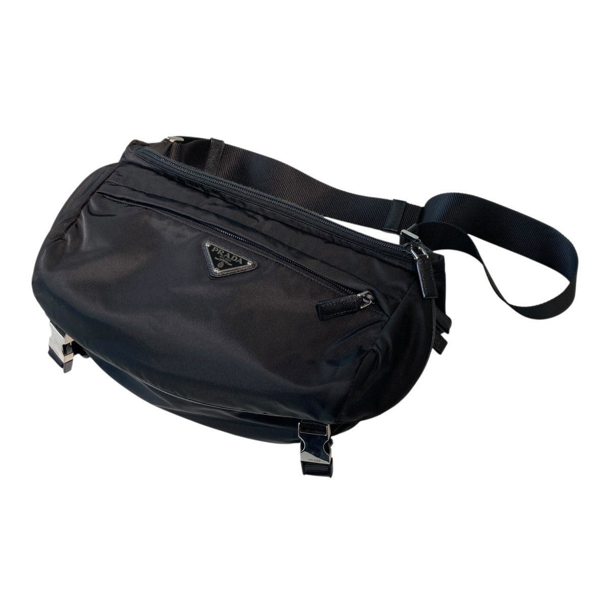 【新品同様】プラダ　サフィアーノ　トートバッグ　ショルダー　レザー　黒　ブラック PRADA】プラダ『サフィアーノレザー トートバッグ』レディース 1