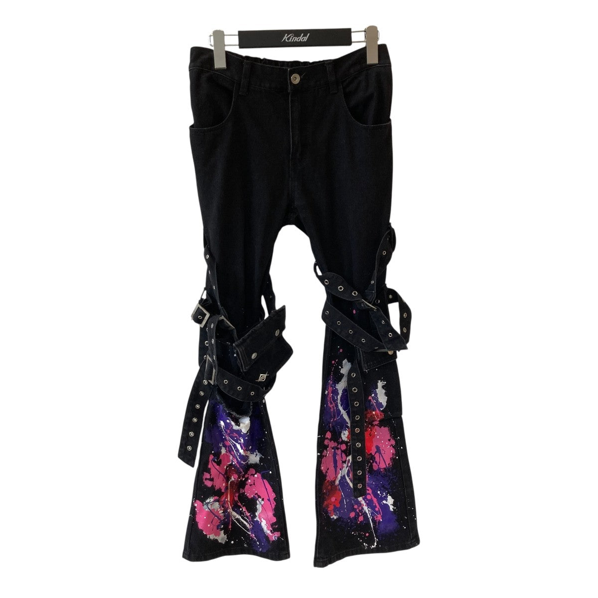 REFLEM Dリングボンテージパンツ 黒 M REFLEM パンツ 「REFLEM/レフレム」Dリングボンテージパンツ
