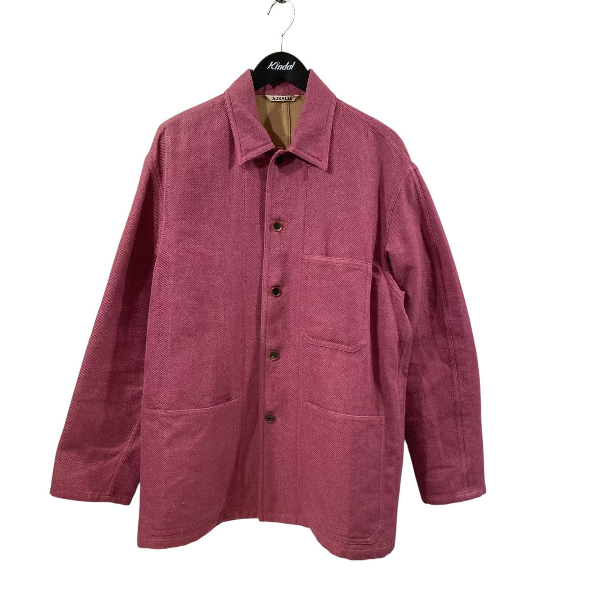 AURALEE(オーラリー) LINEN COTTON DOUBLE FACE BIG COVER-ALL