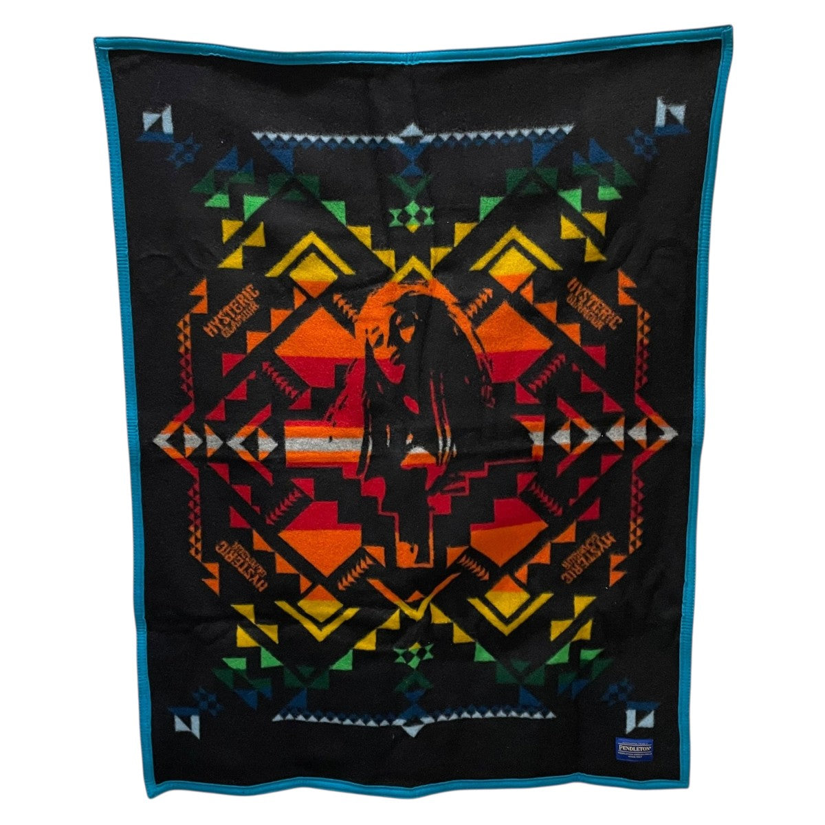 PENDLETON×HYSTERIC GLAMOUR フリースブランケット ブラック