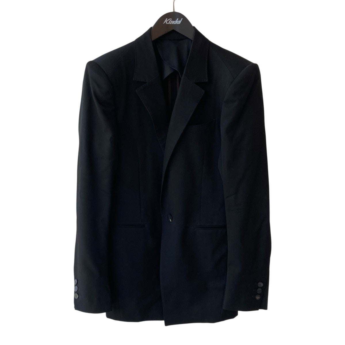 プライスタグ付 DEVOA ジャケット デヴォア デヴォア DEVOA Jacket linen / japanese paper （BLACK