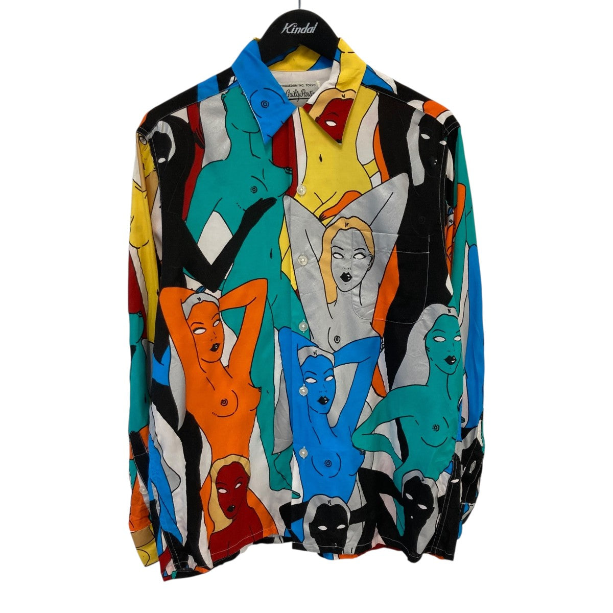 HAWAIAN SHIRT L S TYPE-1 天国東京百女柄図シャツ22FWE-WMS-HI02