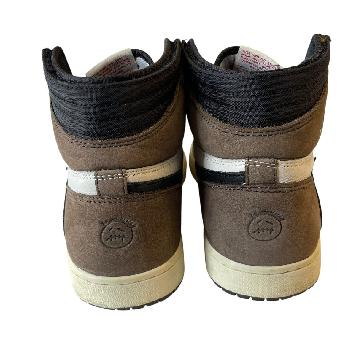 NIKE×Travis Scott Air Jordan 1 Retro High OG TS SP Sail Dark MochaハイカットスニーカーCD4487 100 古着・中古-4枚目のアイテム画像