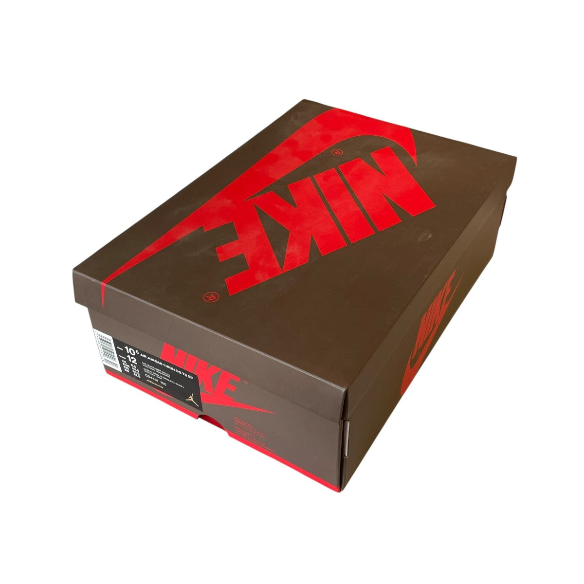 NIKE×Travis Scott Air Jordan 1 Retro High OG TS SP Sail Dark MochaハイカットスニーカーCD4487 100 古着・中古-8枚目のアイテム画像