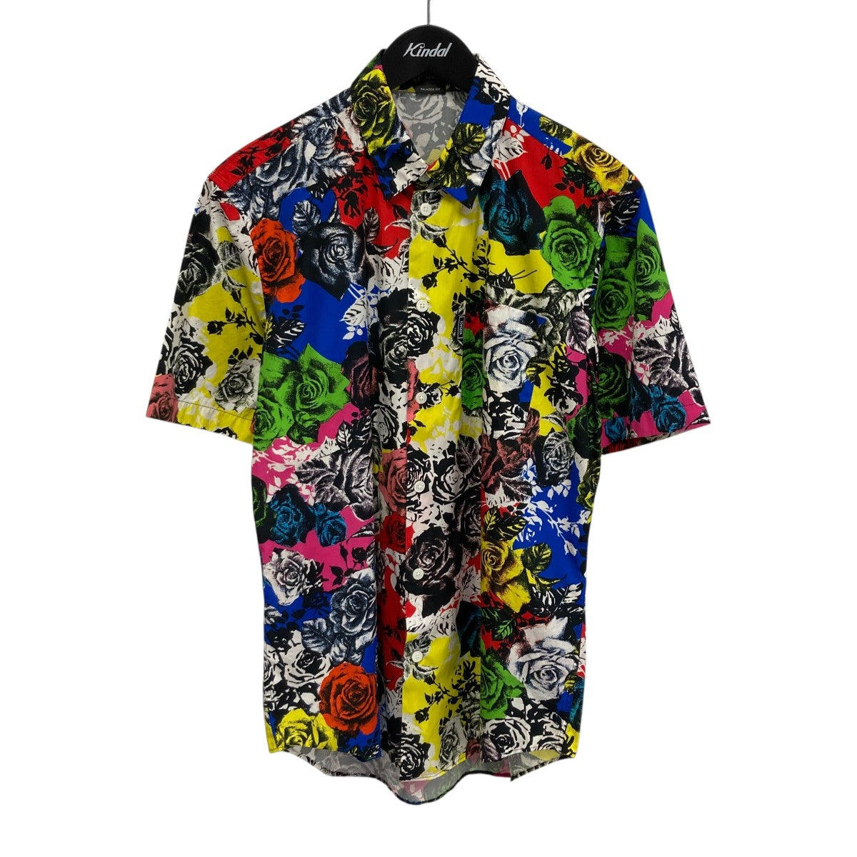 VERSACE(ヴェルサーチ) ローズ柄半袖シャツ マルチカラー サイズ 40 