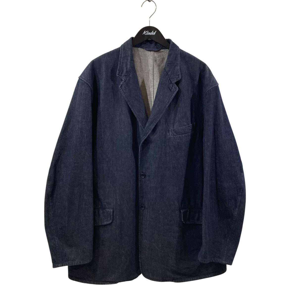 【新品未使用】 COMOLI コモリ シルク製品染ブルゾン サイズ3 25SS COMOLI シルク 製品染 ブルゾン , Black – Navyblue