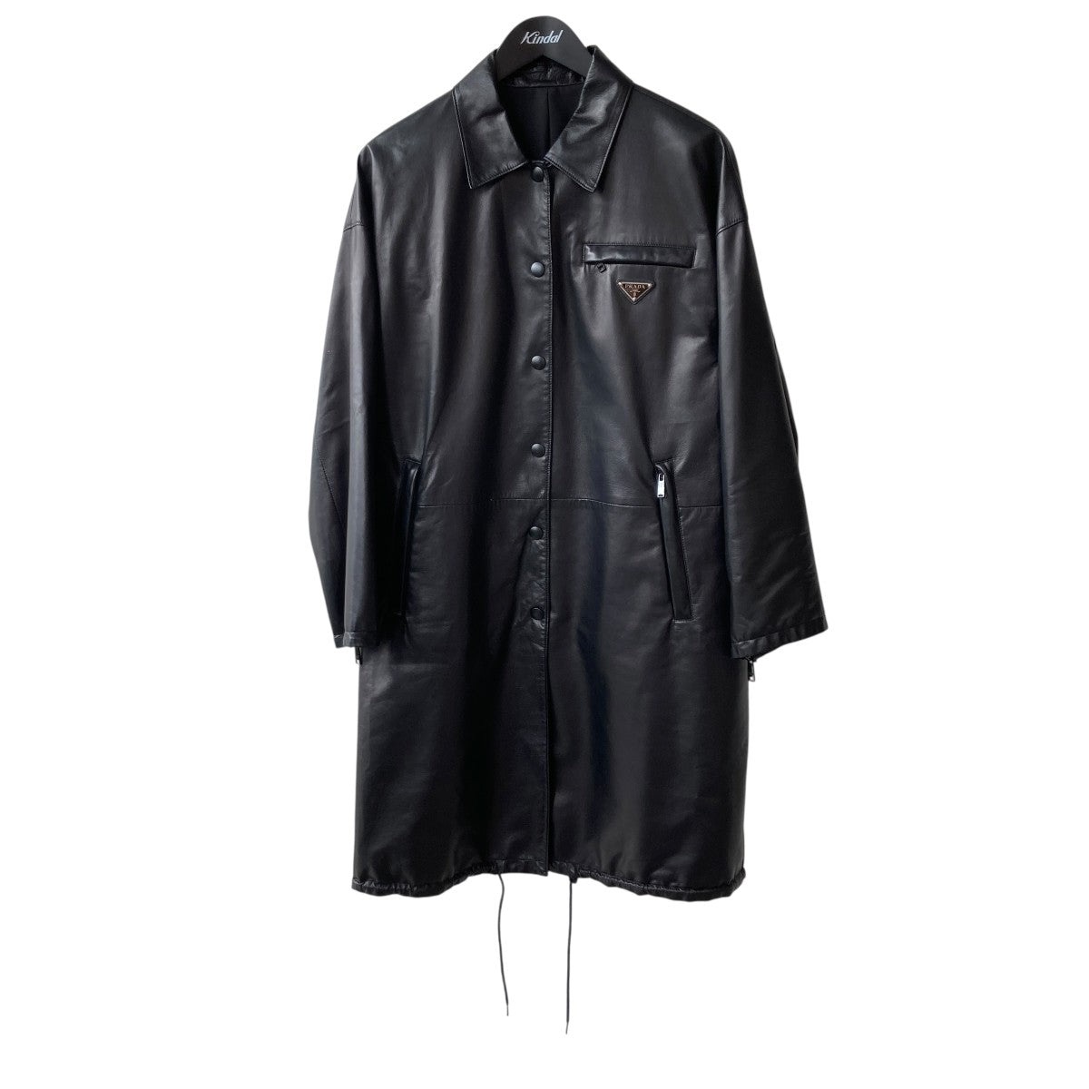 PRADA(プラダ) トライアングルプレート レザーコート98339 98339 