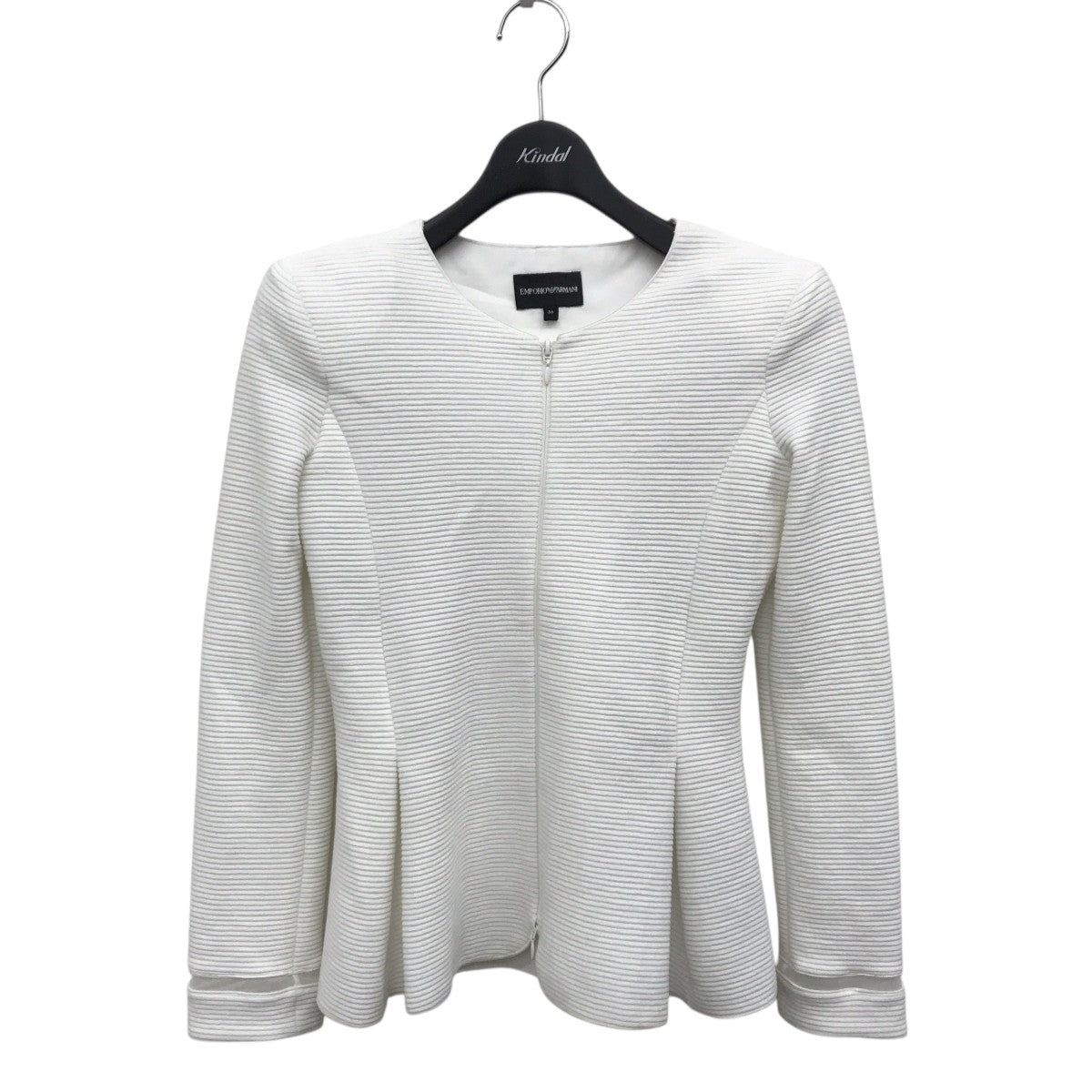 EMPORIO ARMANI(エンポリオアルマーニ) ノーカラージップジャケット