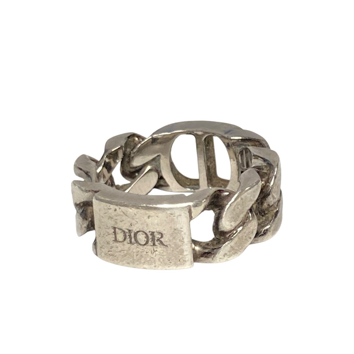 DIOR(ディオール) ICON Chain Linkリング シルバー サイズ 18号 DIOR(ディオール) ICON Chain Linkリング シルバー サイズ 18号