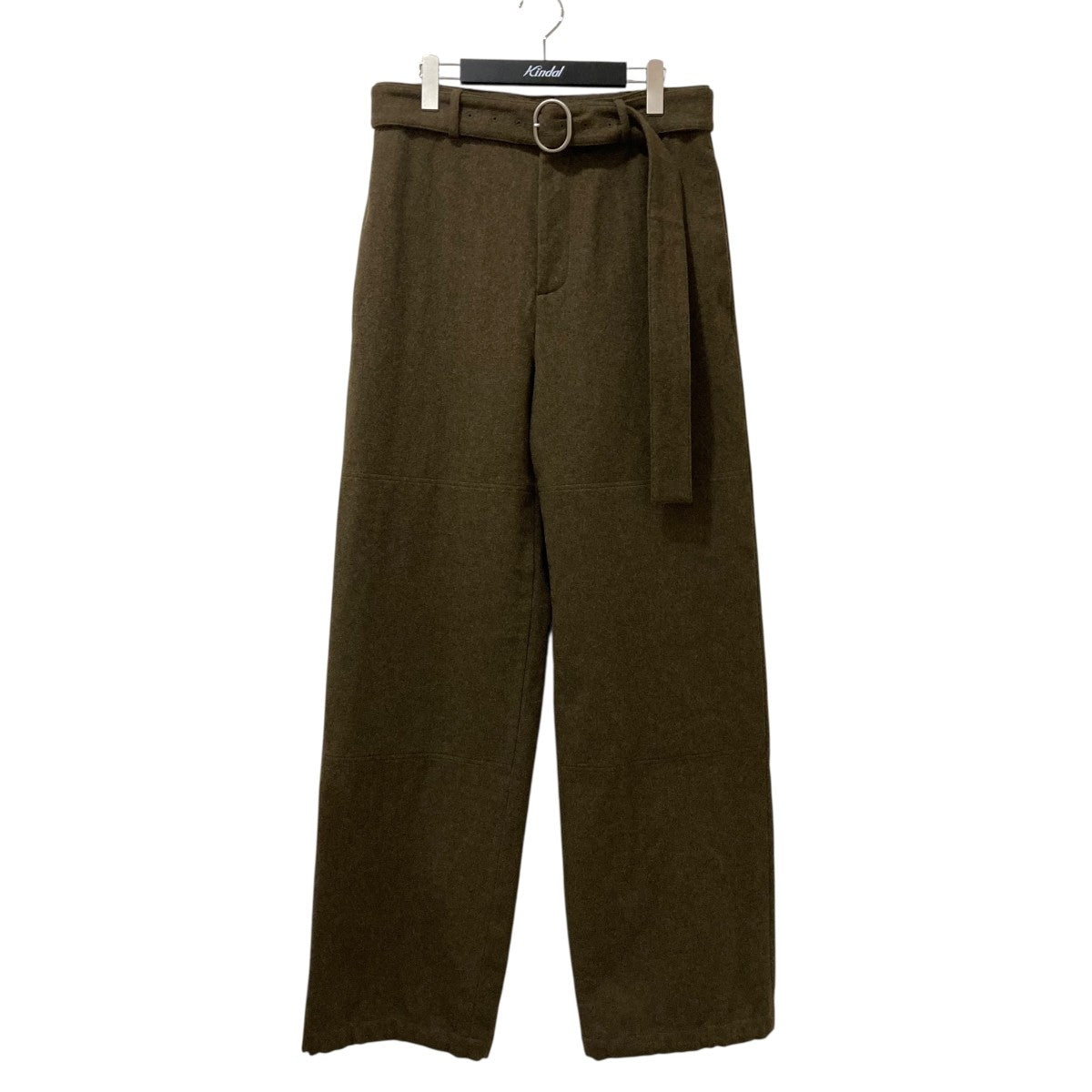 JIL SANDER+(ジルサンダープラス) ウールベルテッドパンツ J47KA0242