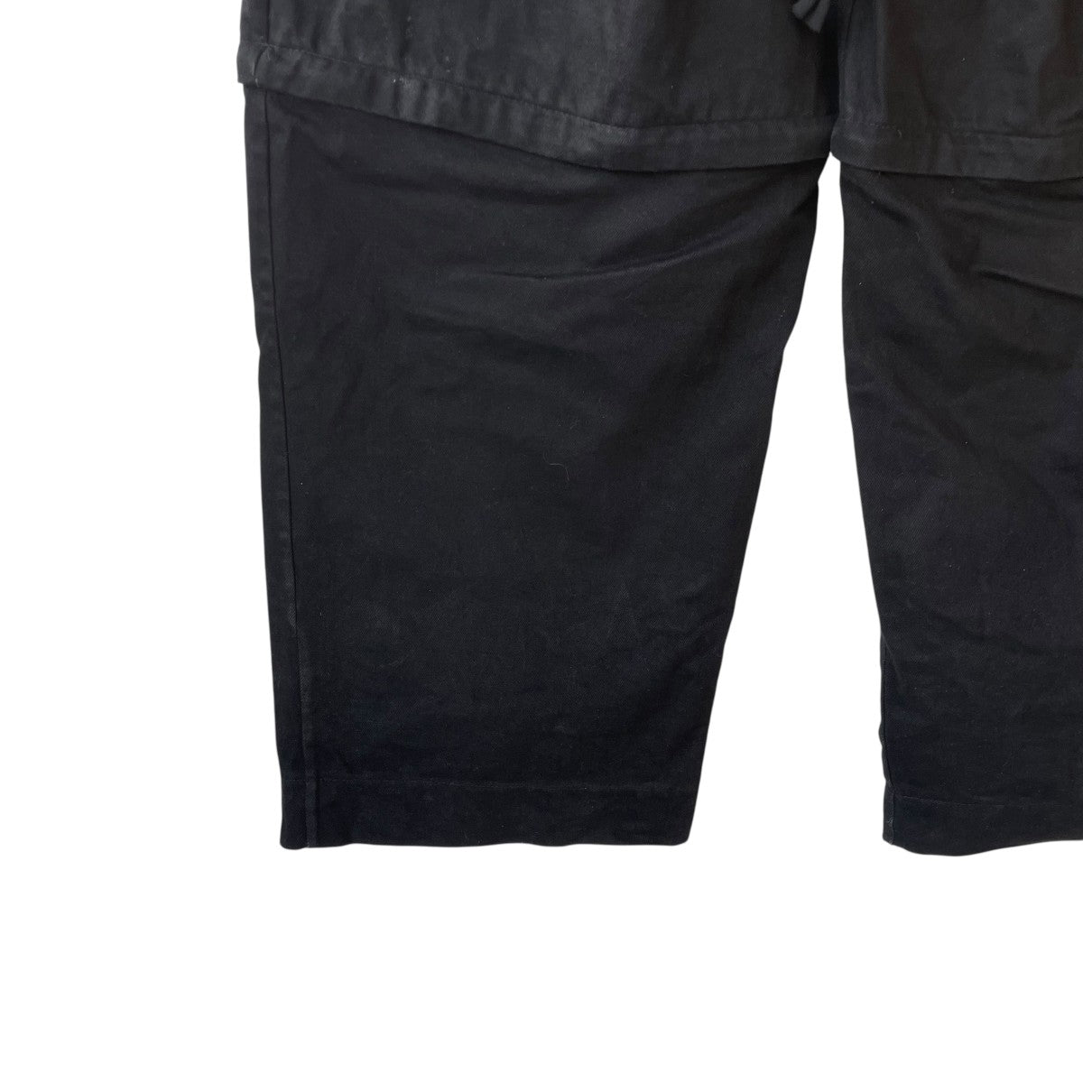 25SSZIP OFF UNDERWEAR DENIMワイドパンツ