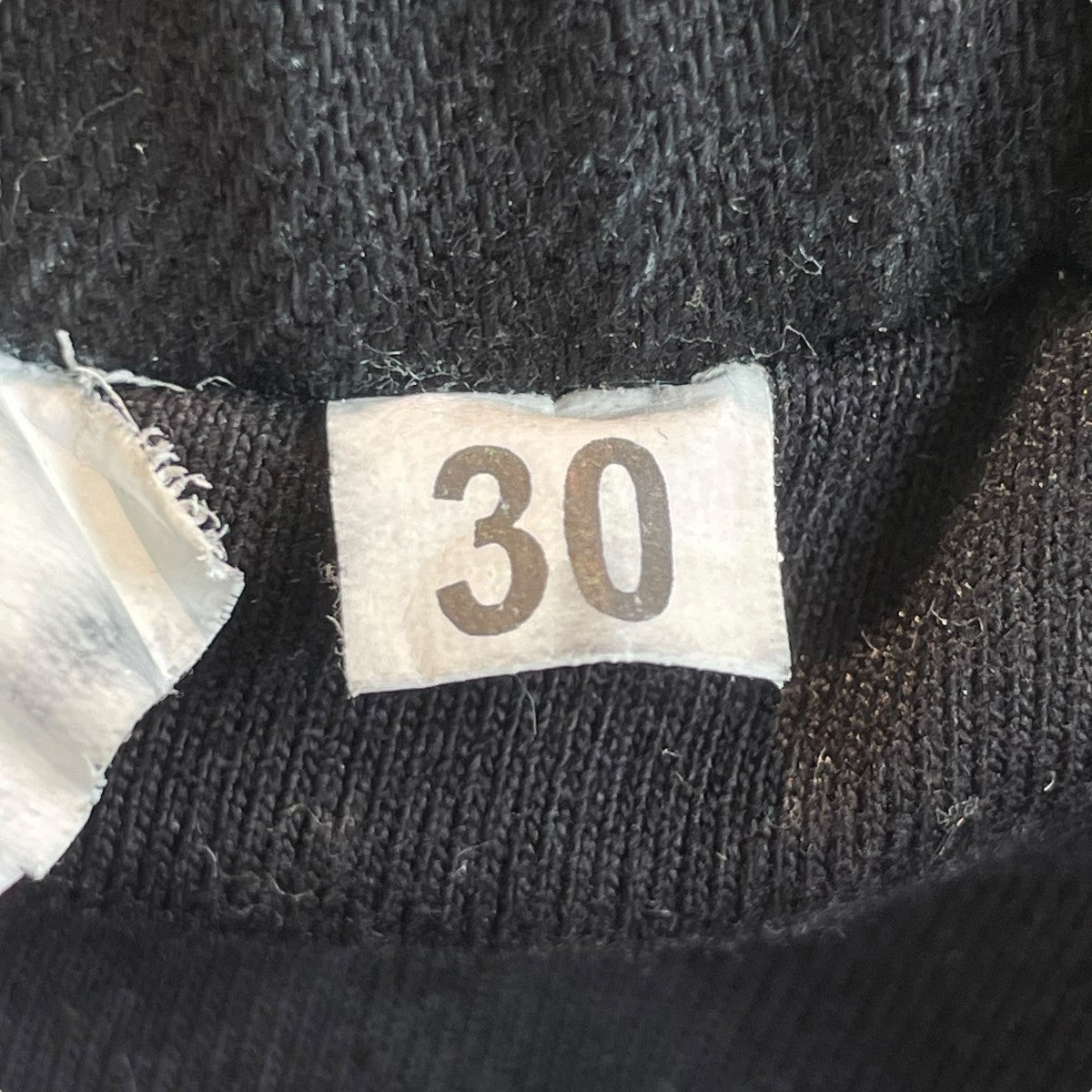 25SSZIP OFF UNDERWEAR DENIMワイドパンツ