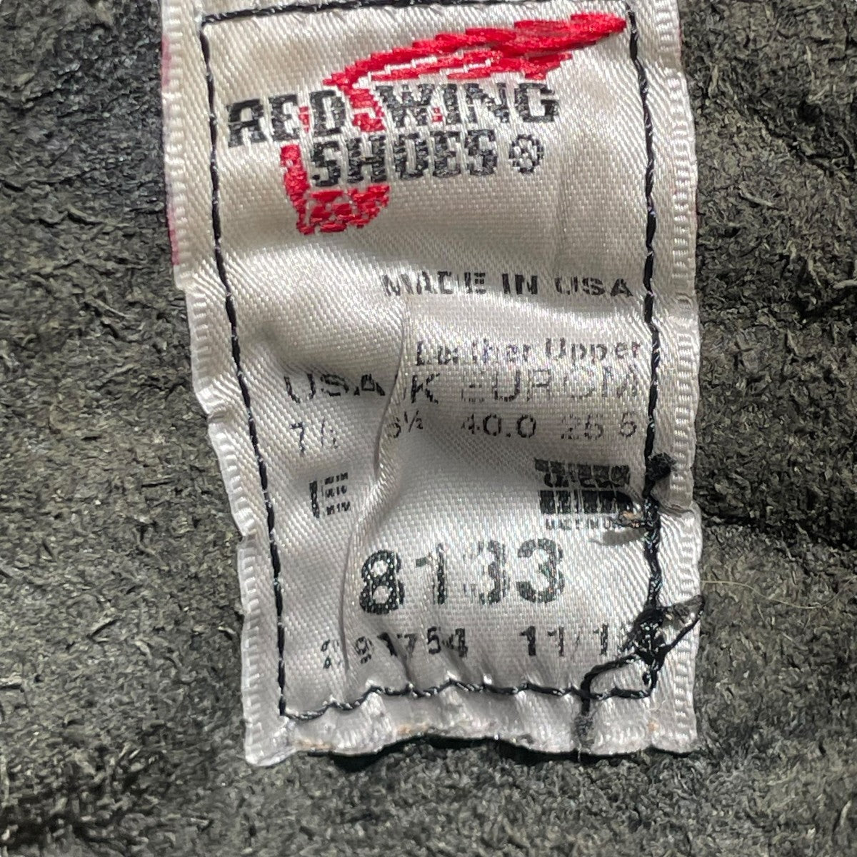 RED WING SuperSole 6-inch Mocレザーブーツ8133 古着・中古-6枚目のアイテム画像