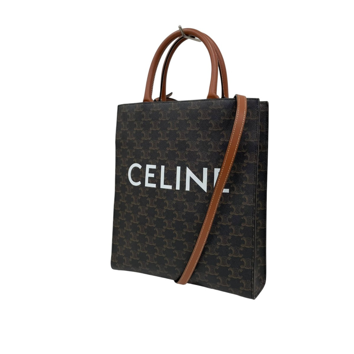 再値下げ　CELINE ブラック カバ　バーティカル　バッグ CELINE セリーヌ バーティカル カバ トートバッグ ラージトート