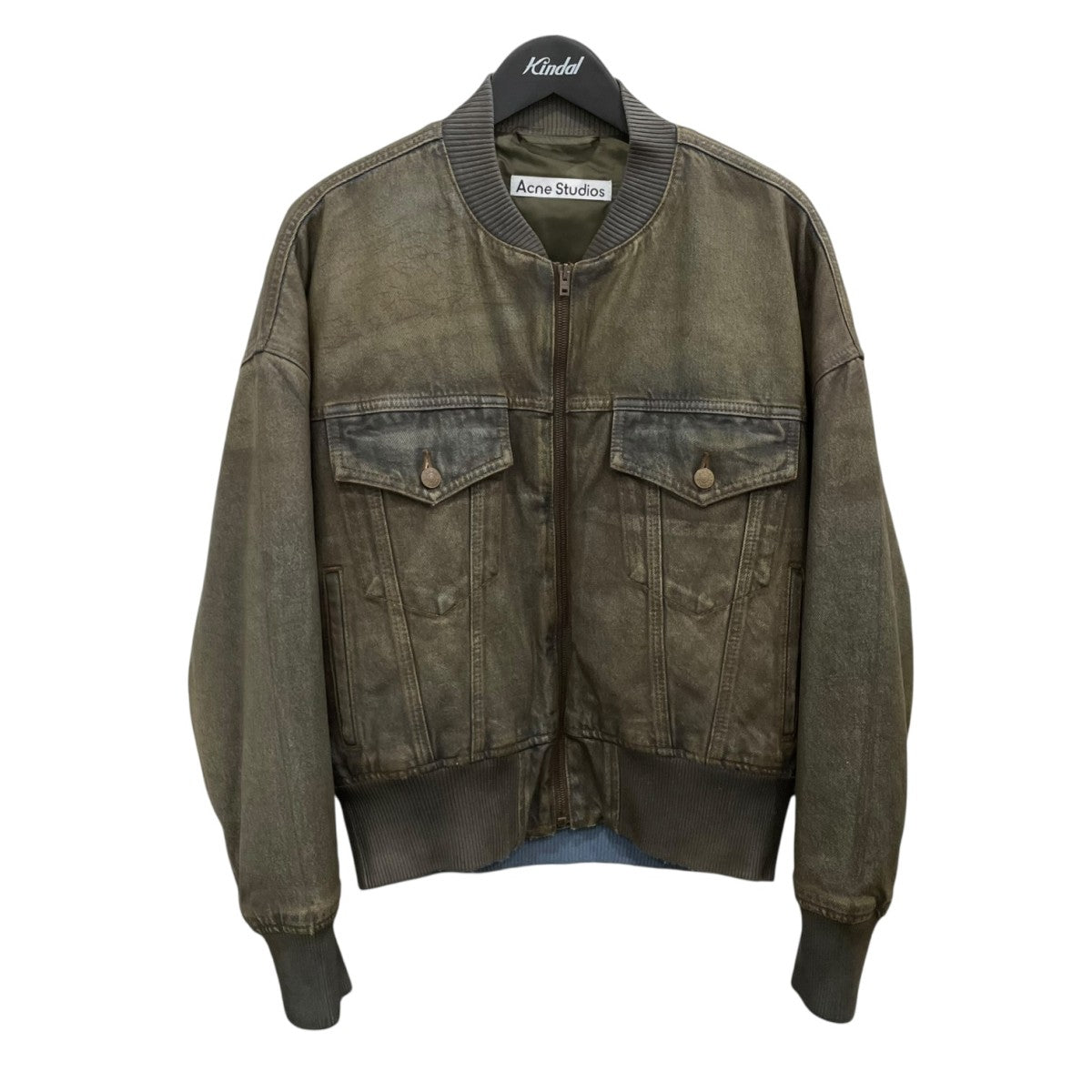 まこ【Acne Studios】ノーカラーデニムジャケット34 まこ【Acne Studios】ノーカラーデニムジャケット34 まこ様専用