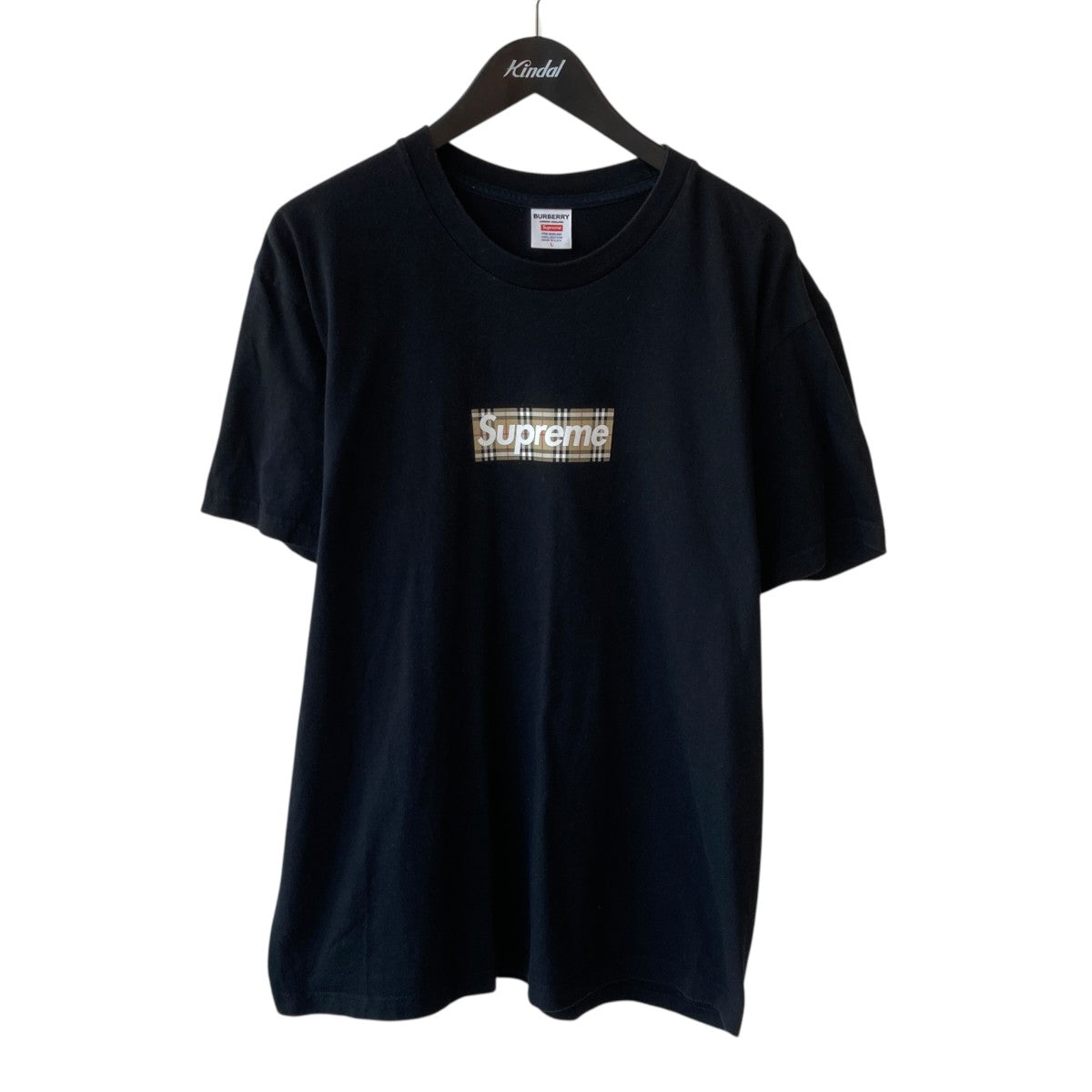 Supreme×BURBERRY BOX logoTシャツ 古着・中古-1枚目のアイテム画像