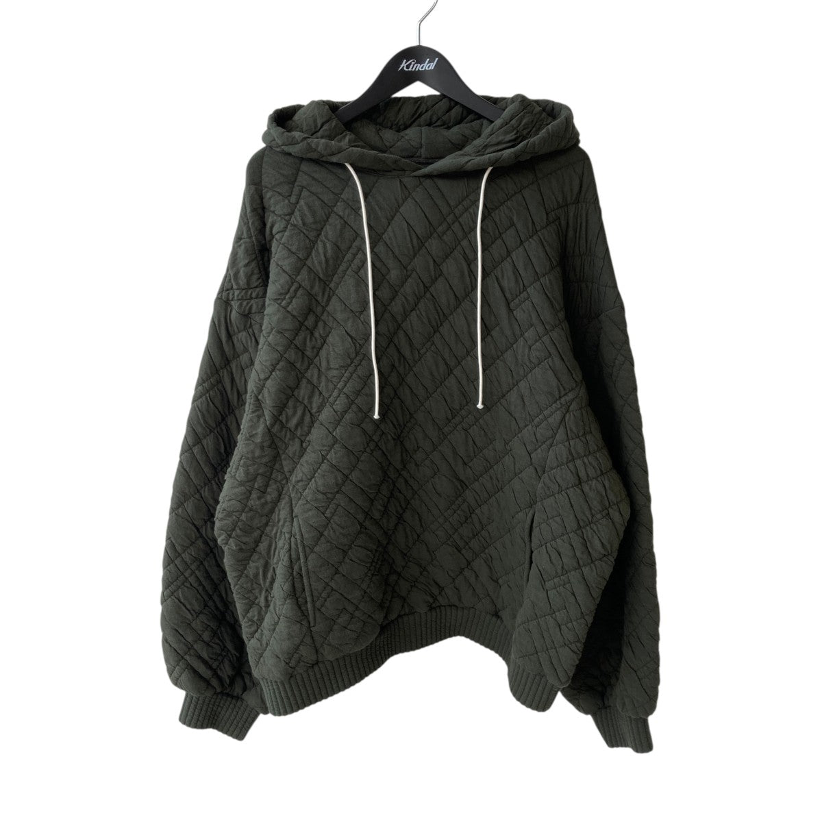 QUILTED JACQUARD PULLOVER HOODIEキルティングパーカーWM05-TP242051