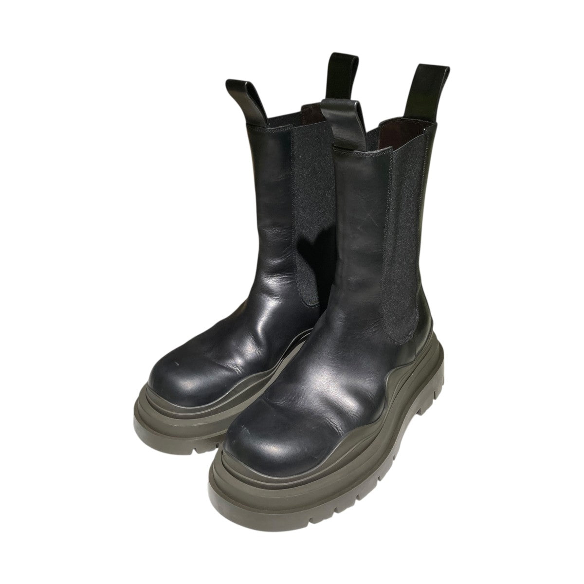 BOTTEGA VENETA(ボッテガヴェネタ) Tire Chelsea Bootsブーツ ブラック