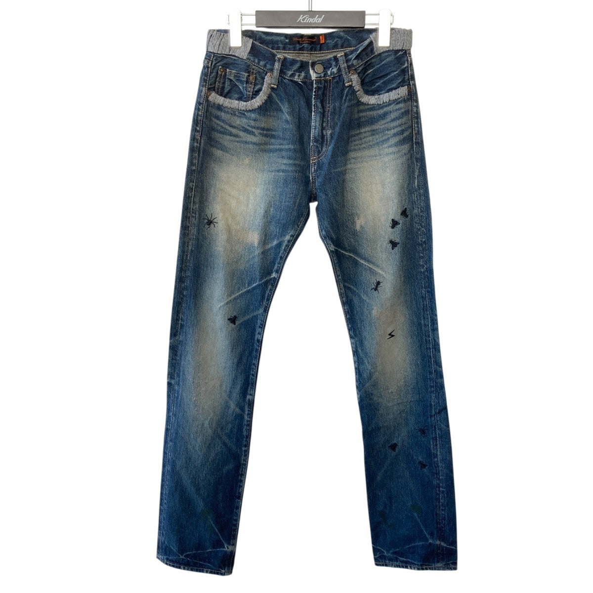 UNDERCOVERISM(アンダーカバーイズム) 06AWGURUGURU期クモ 刺繍デニム