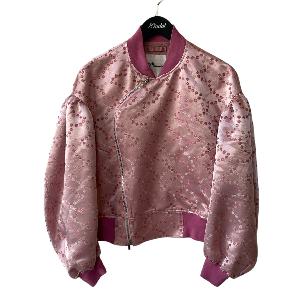 noir kei ninomiya(ノワールケイニノミヤ) Floral Pattern Satin 