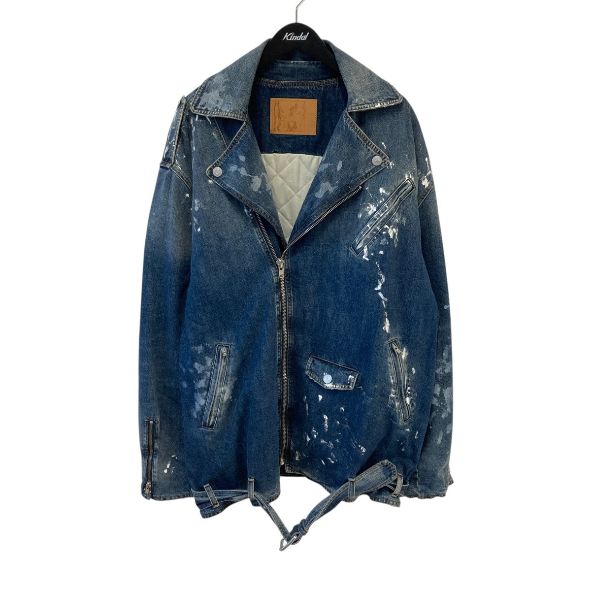 22SSSUPERSIZED BIKER JACKETデニムジャケット