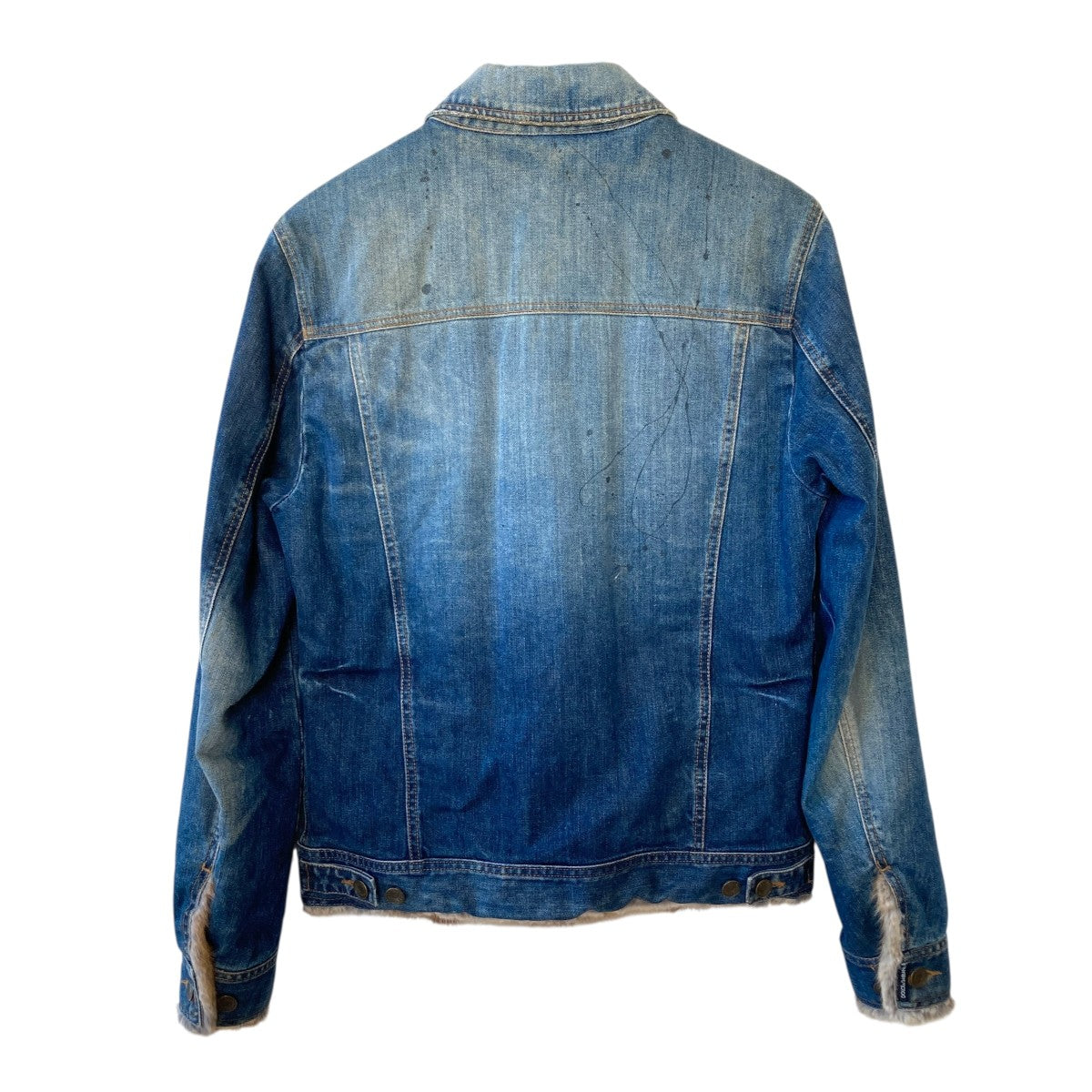 マスクラットファーライナーデニムジャケットG9000Z