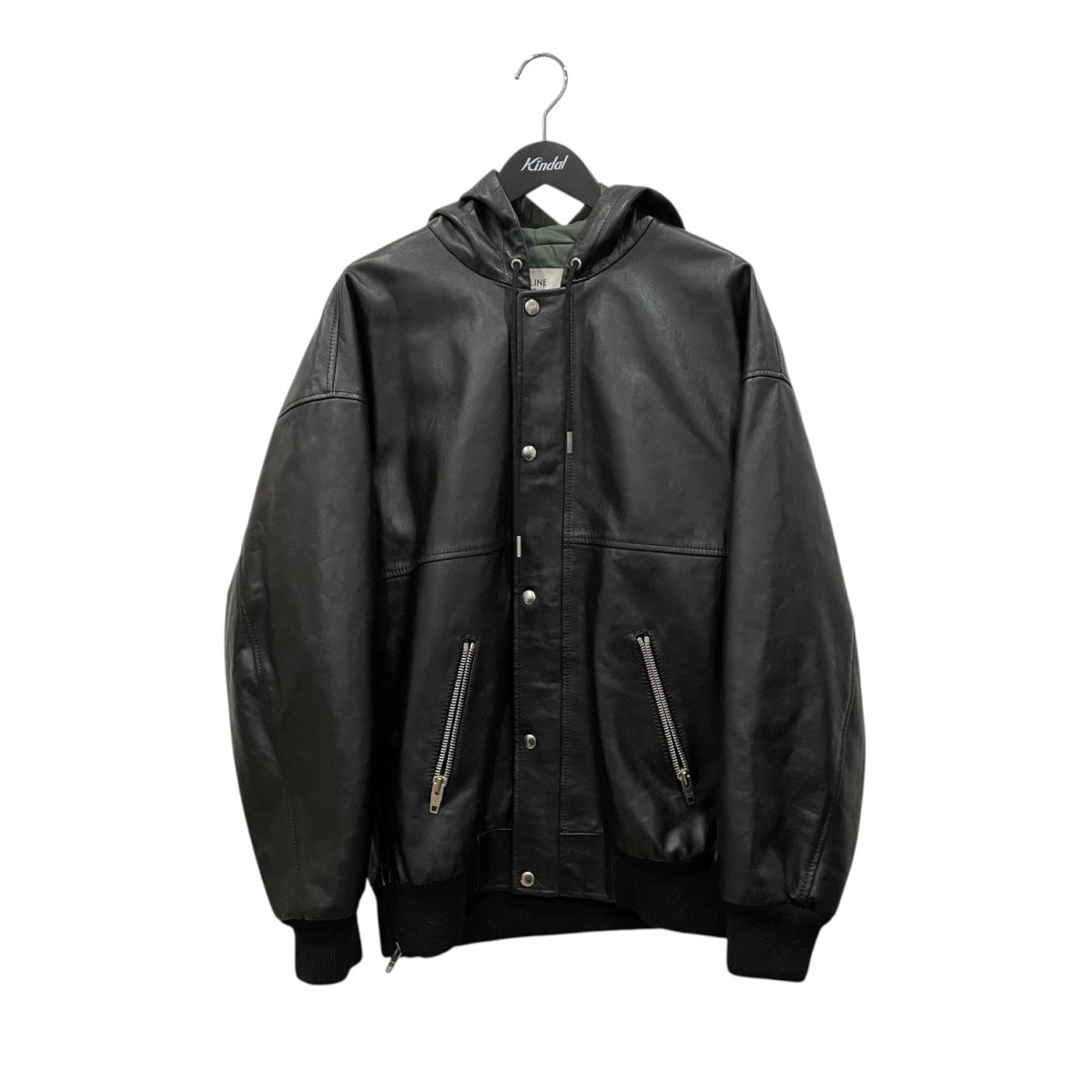 CELINE(セリーヌ) バックロゴ オーバーサイズ カーフスキン レザー