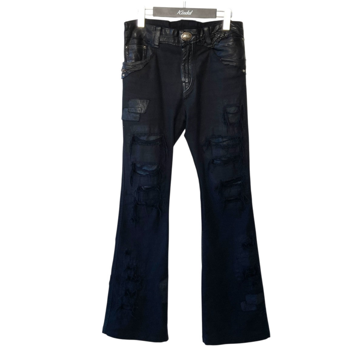 14th addiction デニム 14th Addiction(フォーティーンスアディクション) 加工デニムパンツ