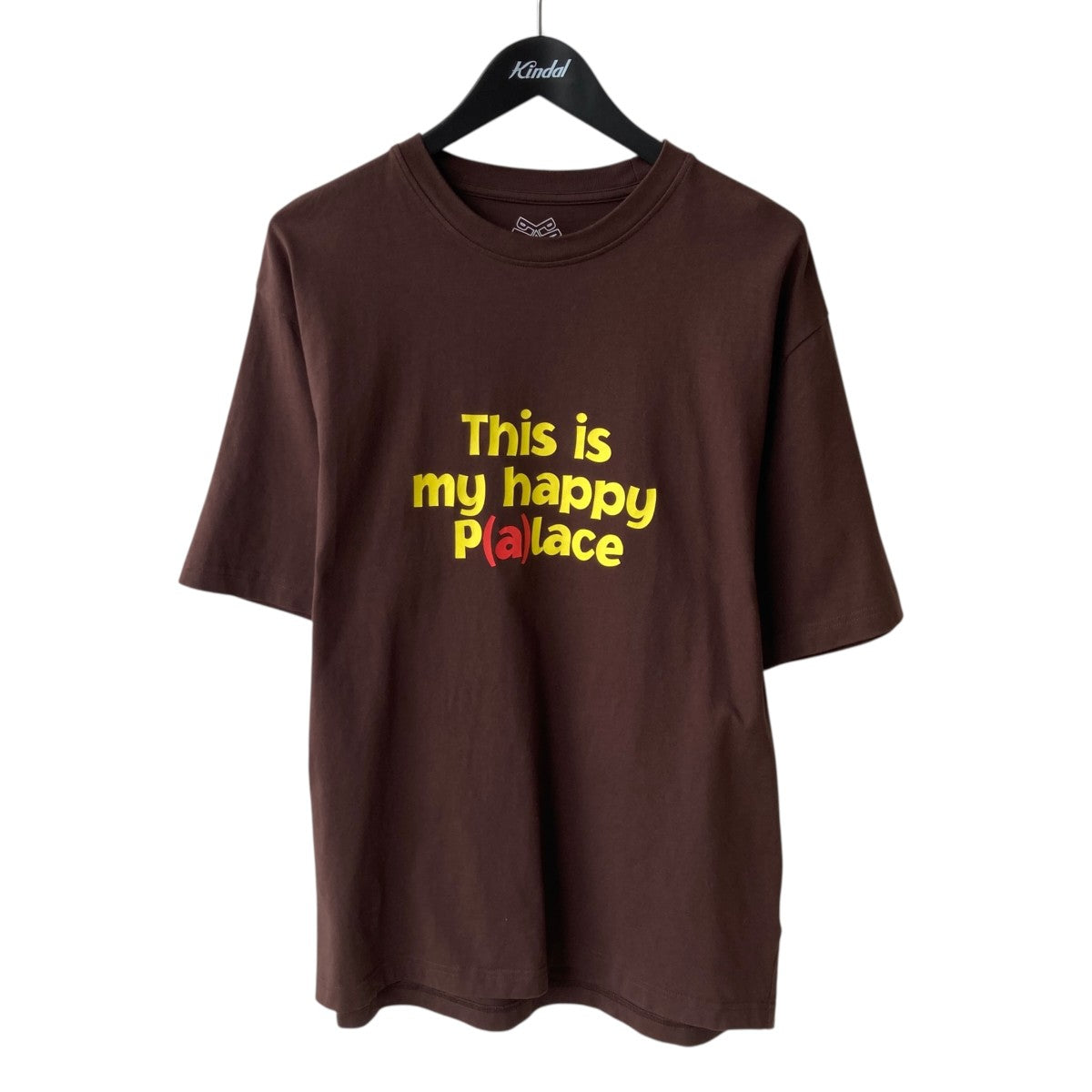 Tシャツ　PEYTONPLACE 古着 PALACE(パレス) HAPPY PALACE TEETシャツ ブラウン サイズ L｜【公式