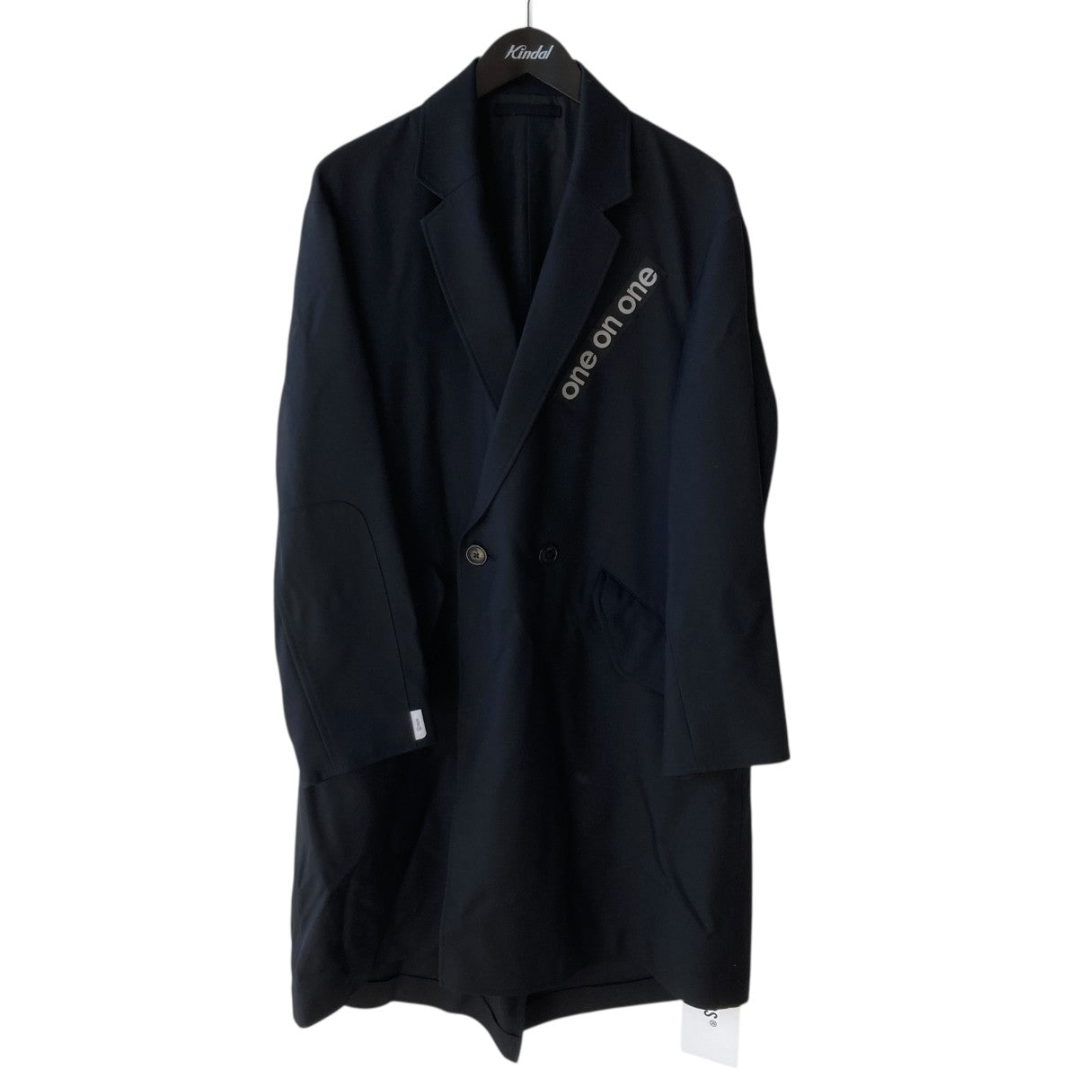 UNDERCOVER 17aw レイヤードチェスターコート UNDERCOVER美品AWほつれ加工チェスターコート UNDERCOVER/アンダー