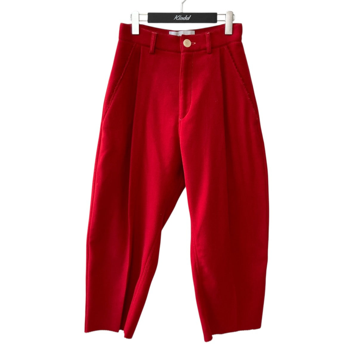 25AWChopped O-Trouserタック クロップドパンツ